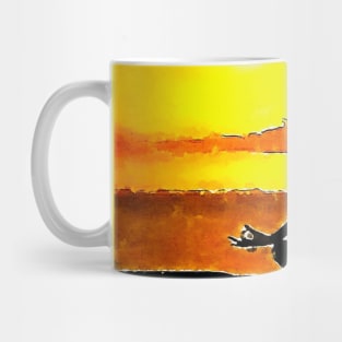 Yoga on Beach Mug